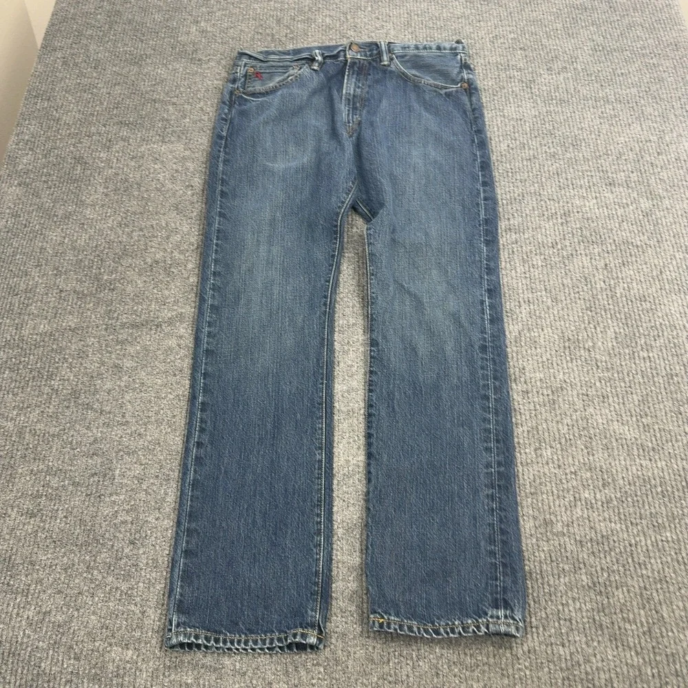 Polo Ralph Lauren Jeans Mens 32 Blue Cotton Slim Straight Fit Casual‎ Classic